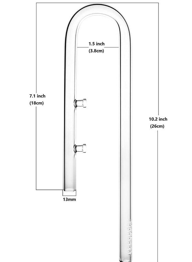 أنبوب زنبق زجاجي مقاس 13 مم و16 مم من B&K - تصميم زهور - داخل وخارج بدون مقشدة - Image 5