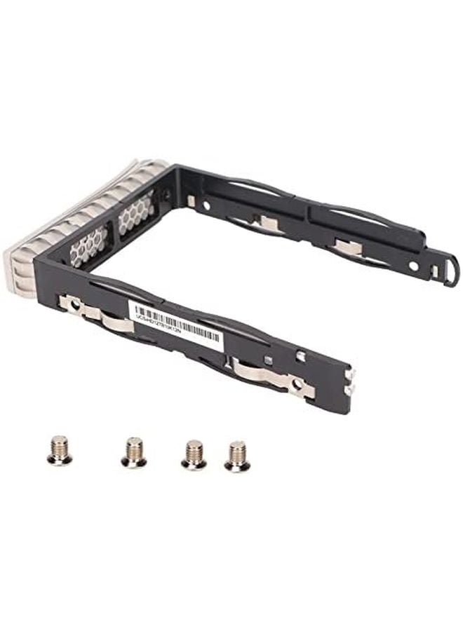 حامل محرك الأقراص الثابتة من فئة UCS C220 وC240 وC480 M5 مقاس 2.5 بوصة، قوس محول SAS SATA، باللونين الفضي والأسود - Image 2