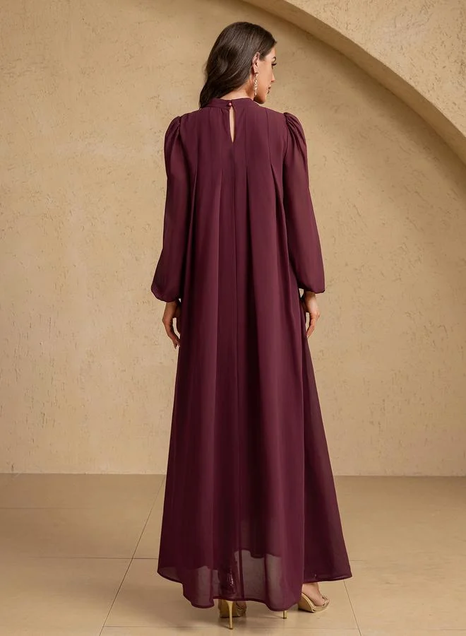 Take Two Maxi Dress With High Neck
