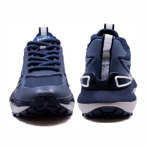 Columbus TRAILBLAZE Sports Shoes - Running Shoes|Walking Shoes| Training & Gym Shoe | Outdoors Shoe for Men, (Navy Blue & Silver), UK7 - Image 5