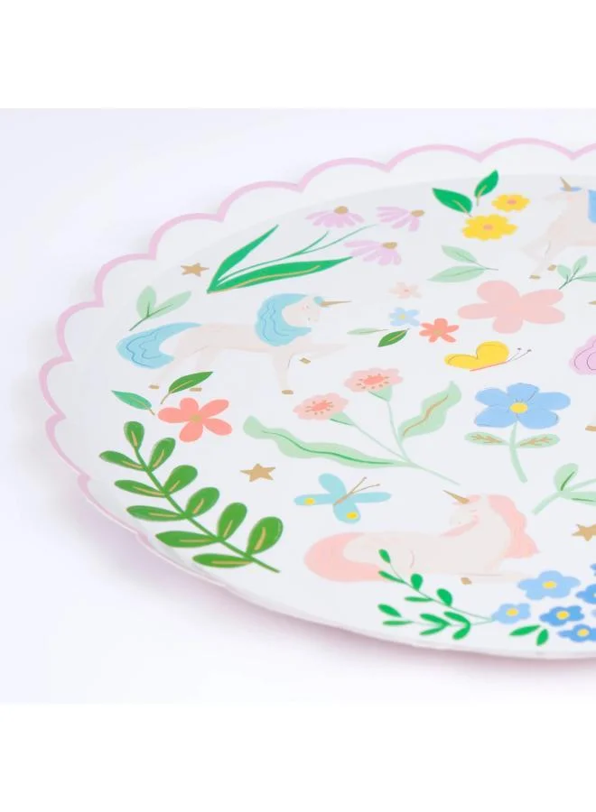 Meri Meri Meadow Unicorns Side Plates