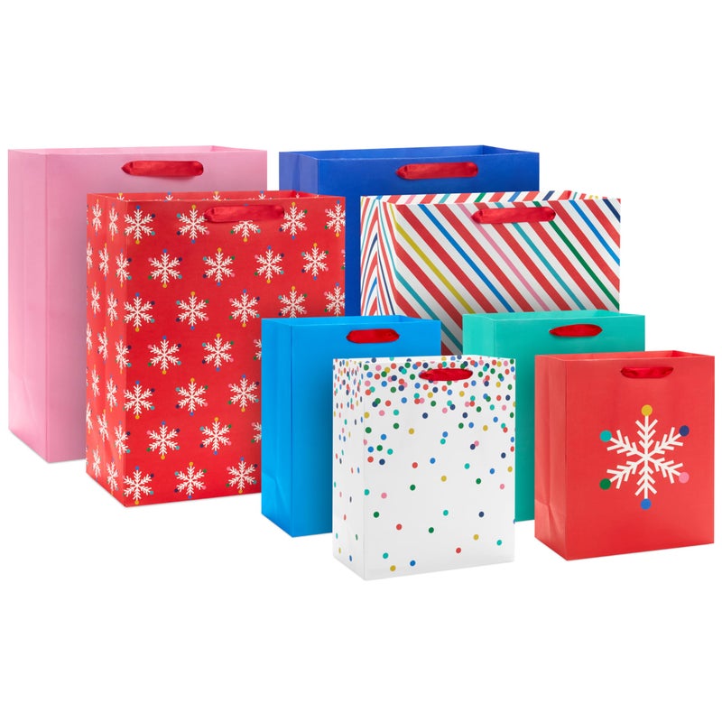 Hallmark Holiday Gift Bag Assortment 8 Bags 4 Medium 9 4 Large 13 - Image 2