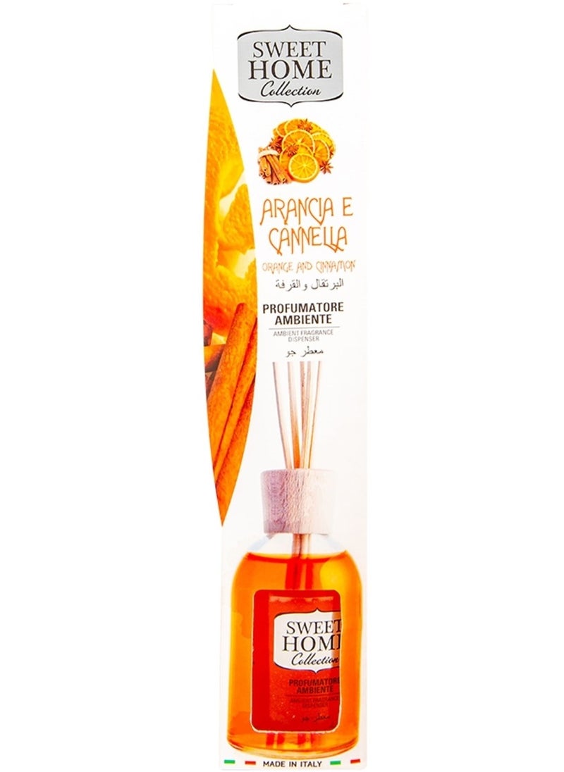 Sweet Home Orange & Cinamon Ambient Fragrance Reed Diffuser 100 ML  - Image 1
