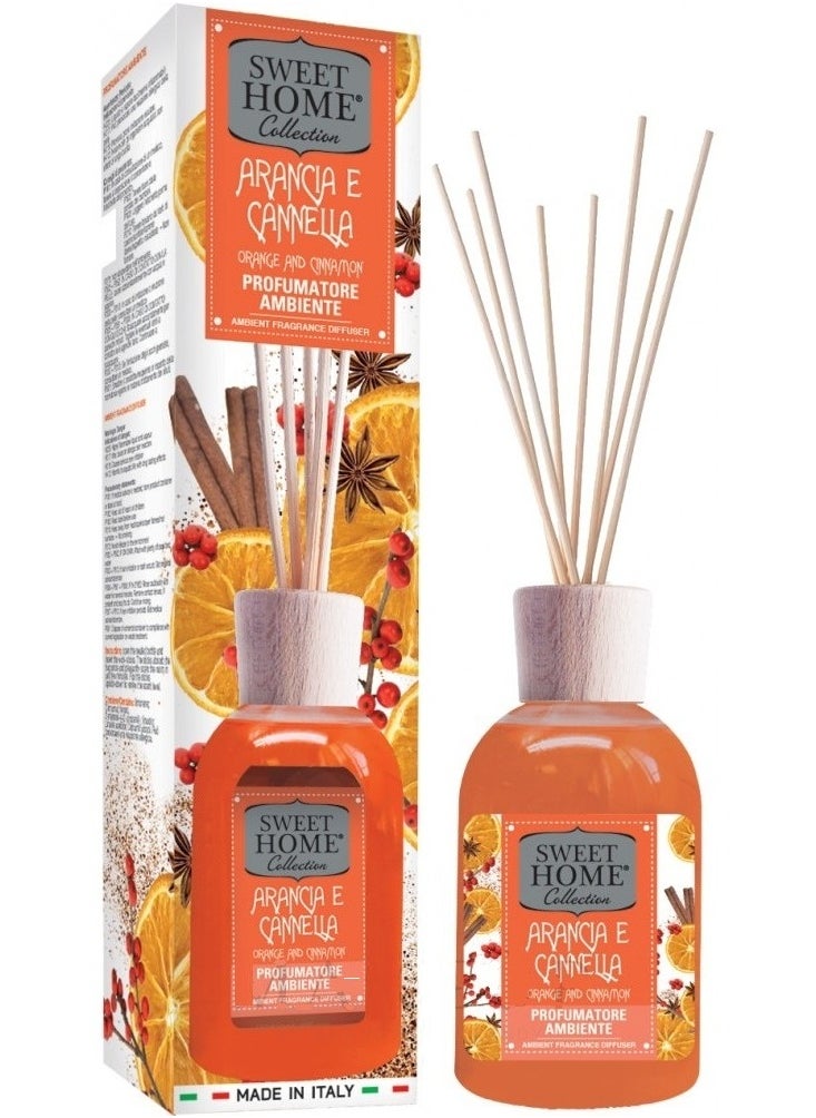 Sweet Home Orange & Cinamon Ambient Fragrance Reed Diffuser 100 ML  - Image 2