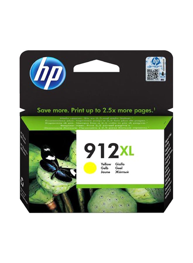 HP خرطوشة حبر 912XL أصلية عالية الإنتاجية طراز 3YL83AE أصفر - Image 1