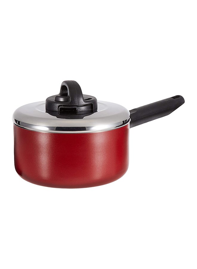 Prestige Classique Sauce Pan Red 18cm - Image 1
