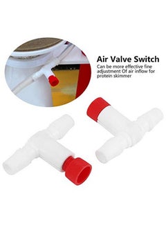 TOPINCN 2PCS Aquarium Protein Skimmer Air Valve, Plastic Fine Adjustment Protein Separator Air Valve Protein Skimmer Accessories Universal for MS Protein Separator  - Image 3