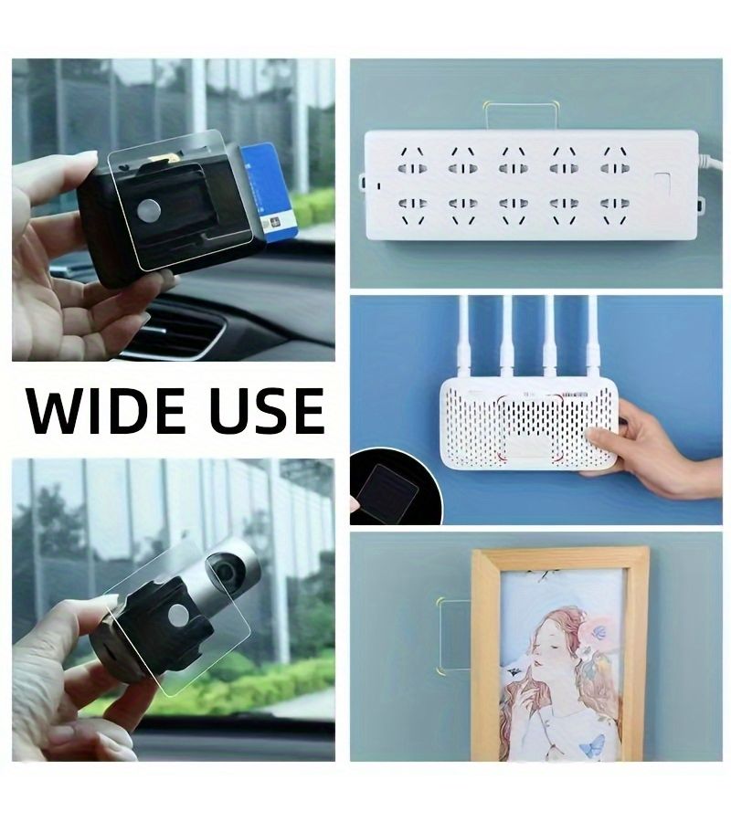 20 Pcs Robust Double Sided Wall Tape Nano Nano Sticky Pads Adhesive Squares - Image 4