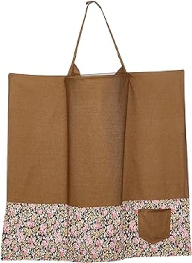 Mix and Max Mix&Max Nursing cover printed flowers for unisex -Caffe