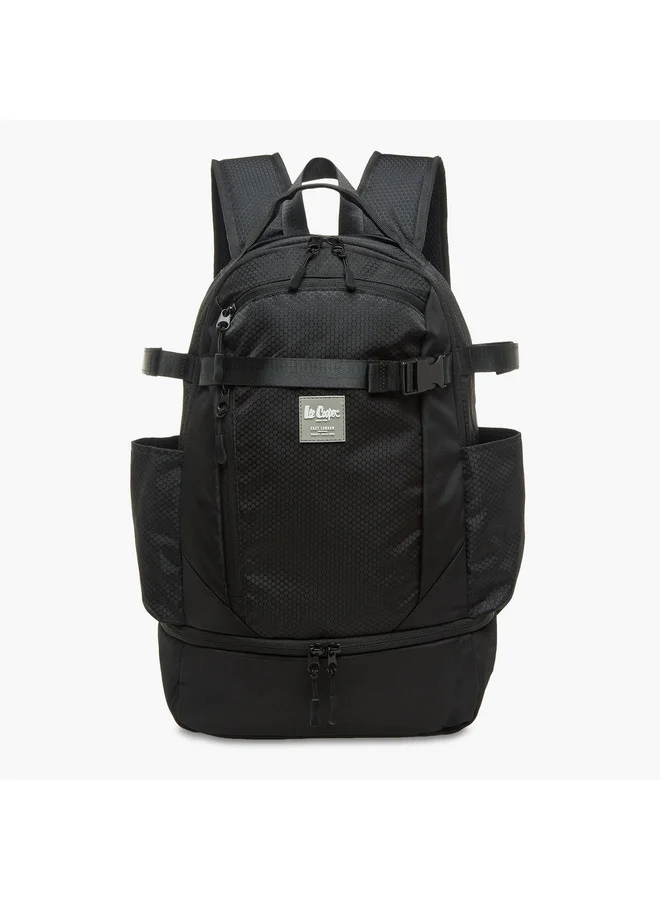 Kappa Boys Logo Applique School Backpack with Zip Closure - 16x31x48 cm
