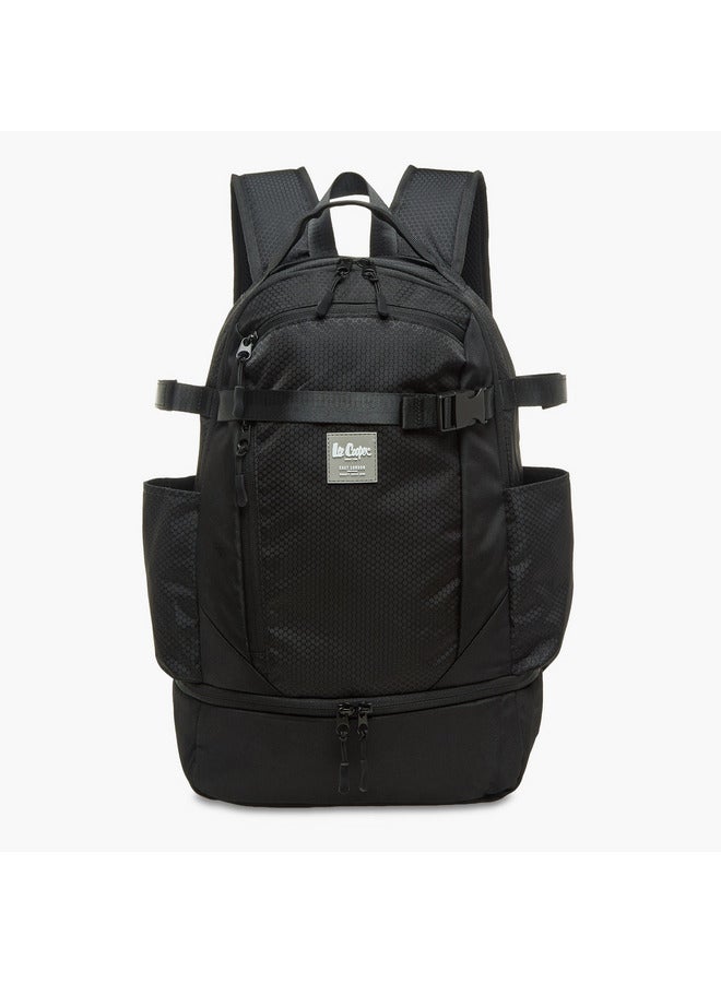 Kappa Boys Logo Applique School Backpack with Zip Closure - 16x31x48 cm - Image 1