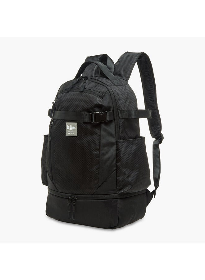 Kappa Boys Logo Applique School Backpack with Zip Closure - 16x31x48 cm - Image 2