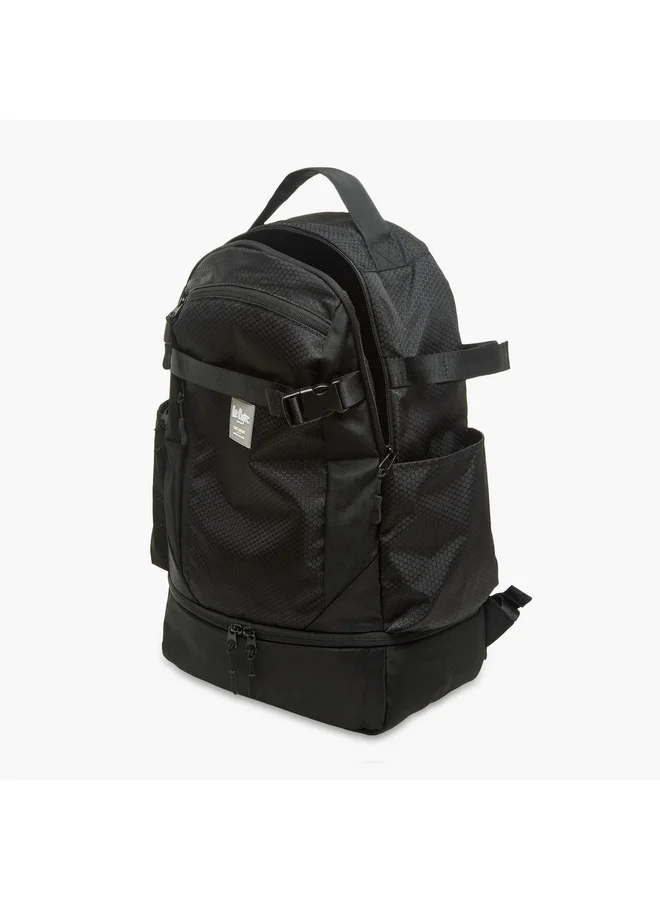 Kappa Boys Logo Applique School Backpack with Zip Closure - 16x31x48 cm