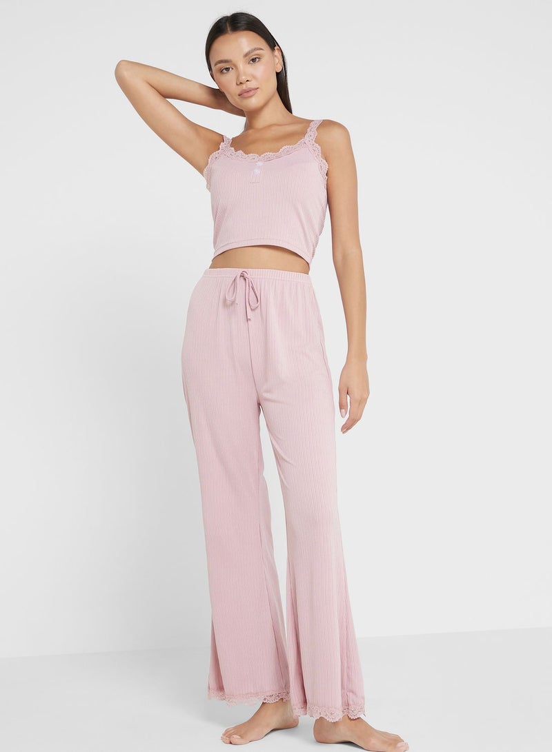 جينجر طقم بيجامة مضلع - Image 1