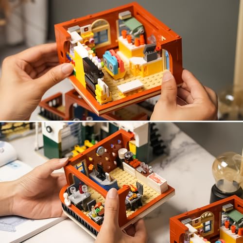 ENJBRICK City Car Repair Shop Building Set Compatible with Lego for Adults, Architecture Building House Kit for Boys and Girls 8-14 Years 1637 pcs - Image 4