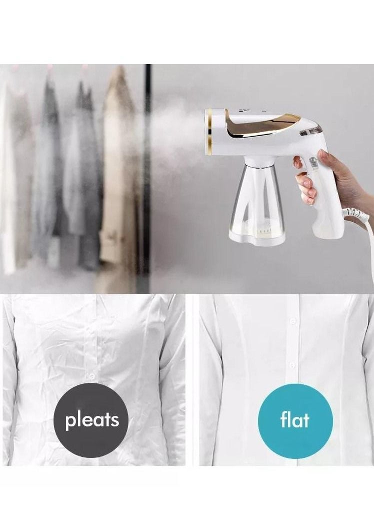 DOSCHER - Foldable Garment Steamer, 1600W Portable Garment Steamer for Clothes, Travel Steamer with Detachable 250ml Water Tank, Fast Heat Up in 20s - Image 1