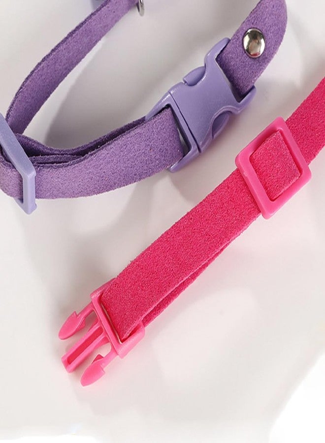 WeimoMonkey Red XXS Dog Collar with Bell,Puppy Collar Girls Cute Cat Collars with Bell for XXS XS Small Tiny Female Dogs Pet Kitten Animal - Image 5