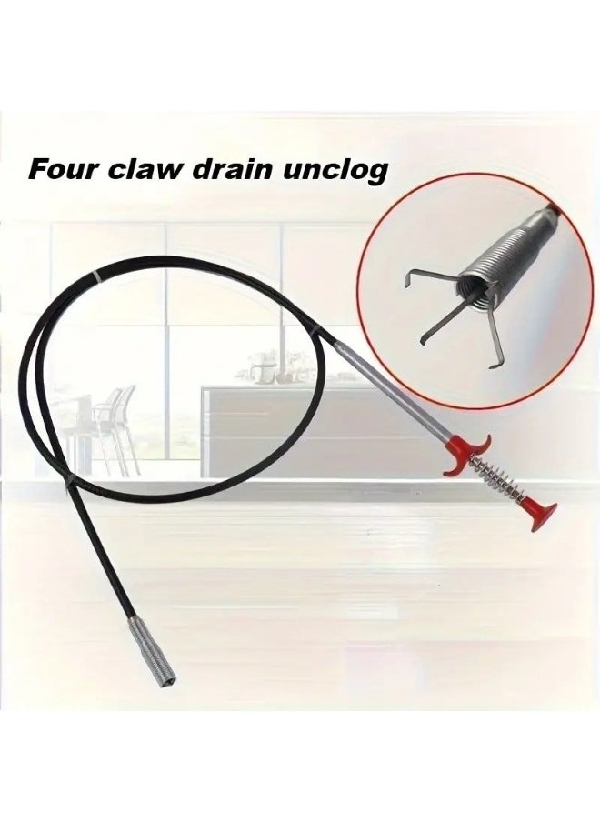 Happy Home - Snake Design Drain Clog Remover Flexible Tool for Difficult Places 90cm - Image 1