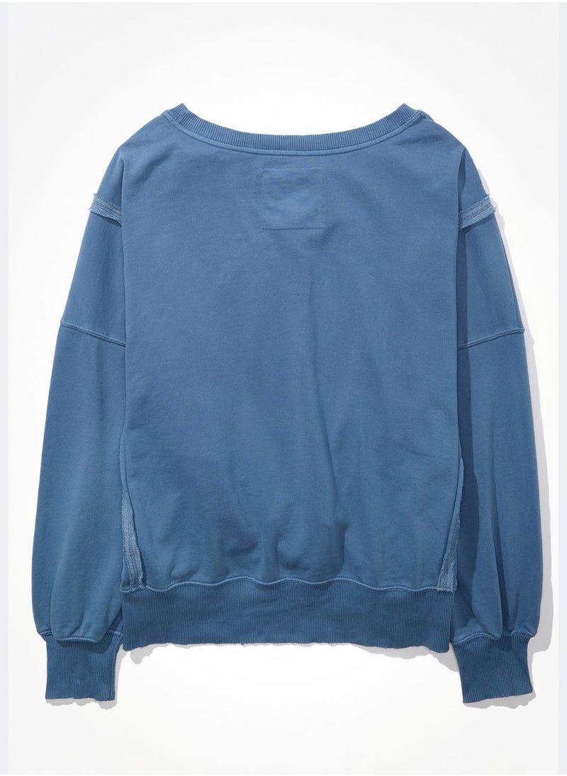 American Eagle - Crew Neck Knitted Sweatshirt - Image 1