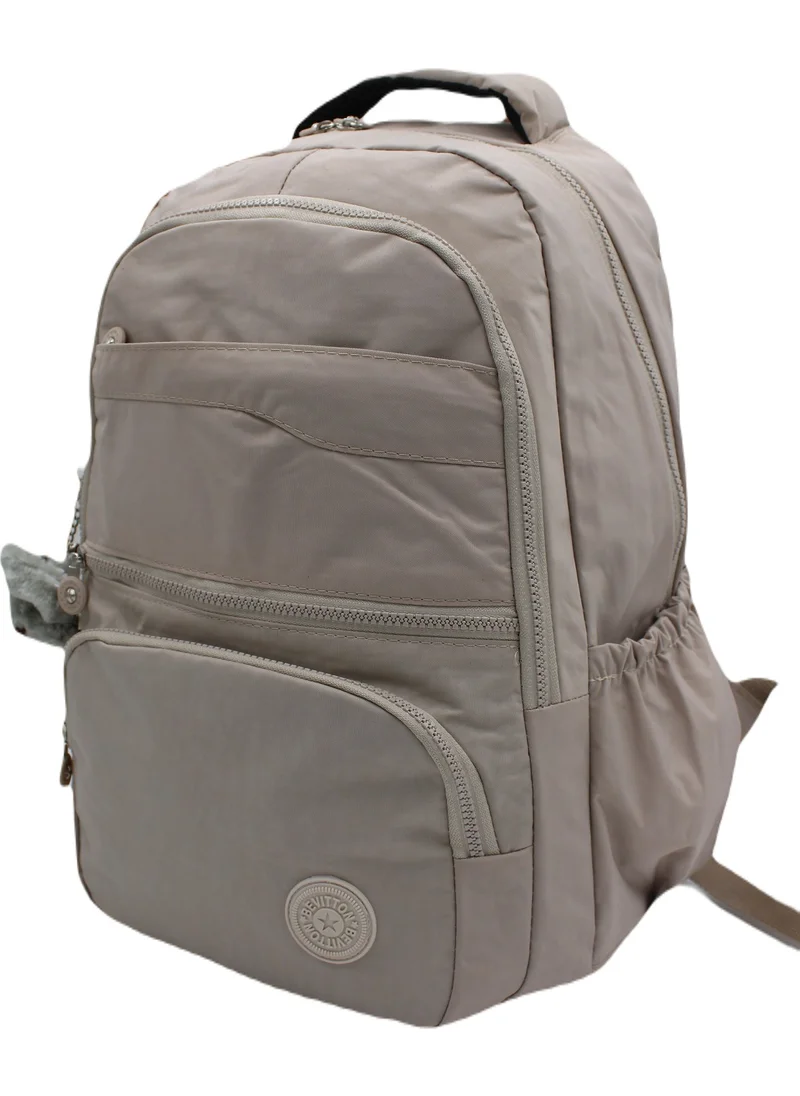 Bevitton Water Resistant Multi Compartment School Backpack 2400 Beige