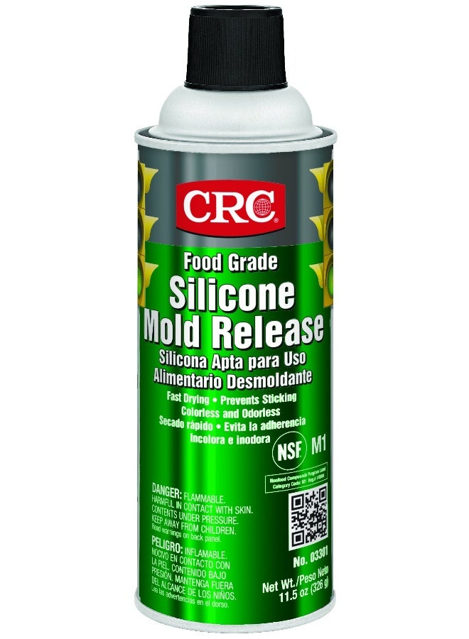 CRC CRC Food Grade Silicone Mold Release 03301  115 Wt Oz Premium Grade Silicone Fluid For High Temperature Applications 