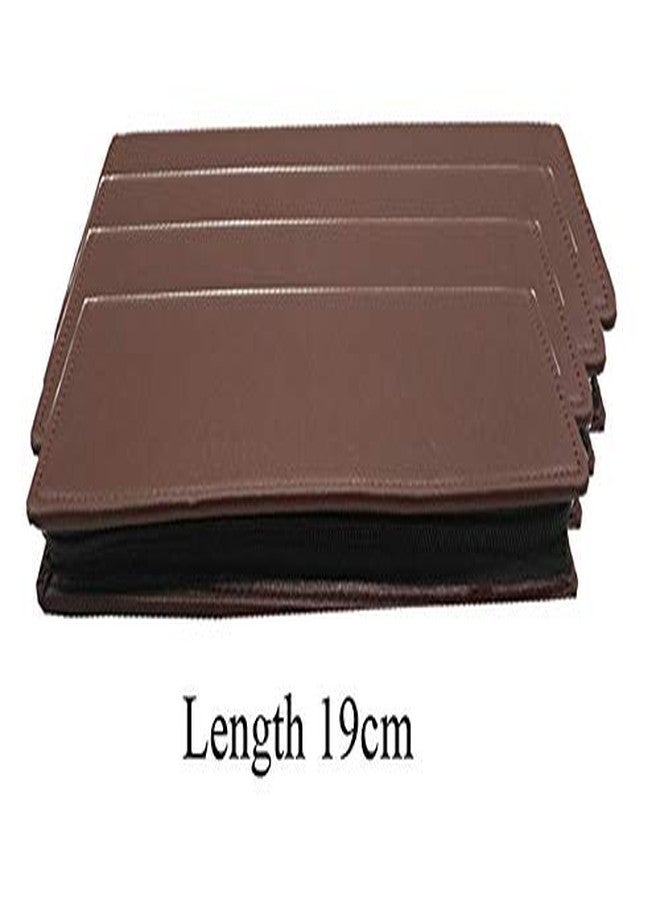Essart PU Leather Key Case Pouch Wallet Keychain Key pouch holder Men & Women Key Pouch Holder, Bank Locker Key Pouch with 6 Hooks Zipper Closure - Image 2