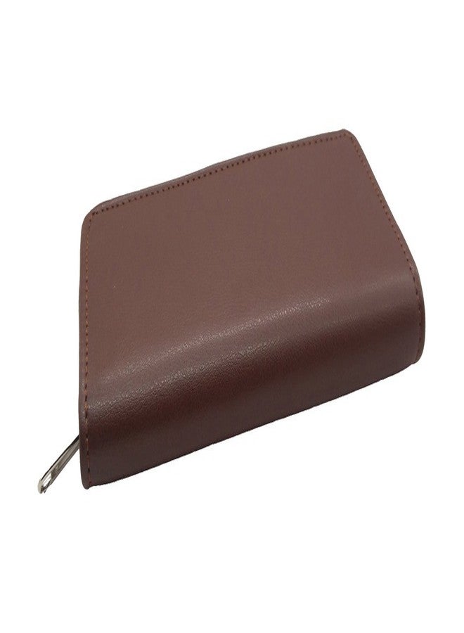 Essart PU Leather Key Case Pouch Wallet Keychain Key pouch holder Men & Women Key Pouch Holder, Bank Locker Key Pouch with 6 Hooks Zipper Closure - Image 1