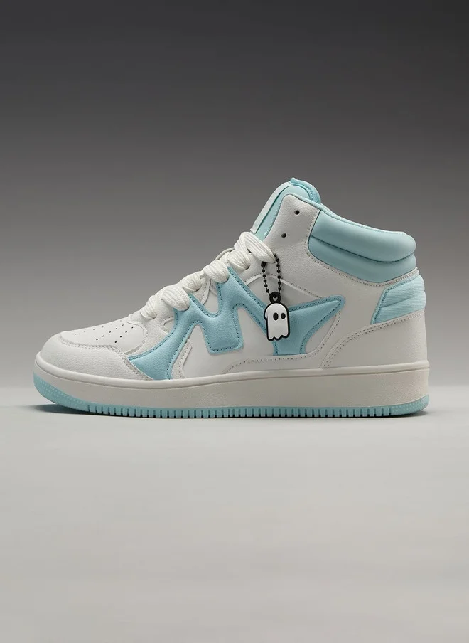 The Souled Store  The Souled Store Men UBZ Ascend Colourblocked Mid Top Sneakers  | Best Price UAE