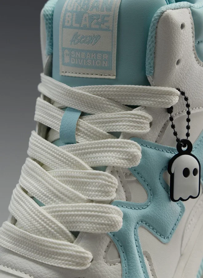 The Souled Store  The Souled Store Men UBZ Ascend Colourblocked Mid Top Sneakers  | Best Price UAE