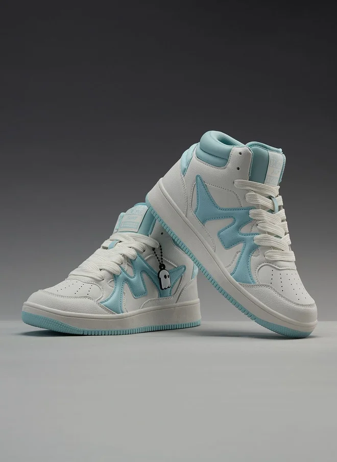 The Souled Store  The Souled Store Men UBZ Ascend Colourblocked Mid Top Sneakers  | Best Price UAE