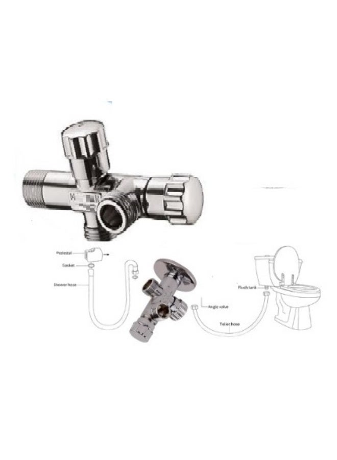 Shams Double angle valve 2 outlet - Image 5
