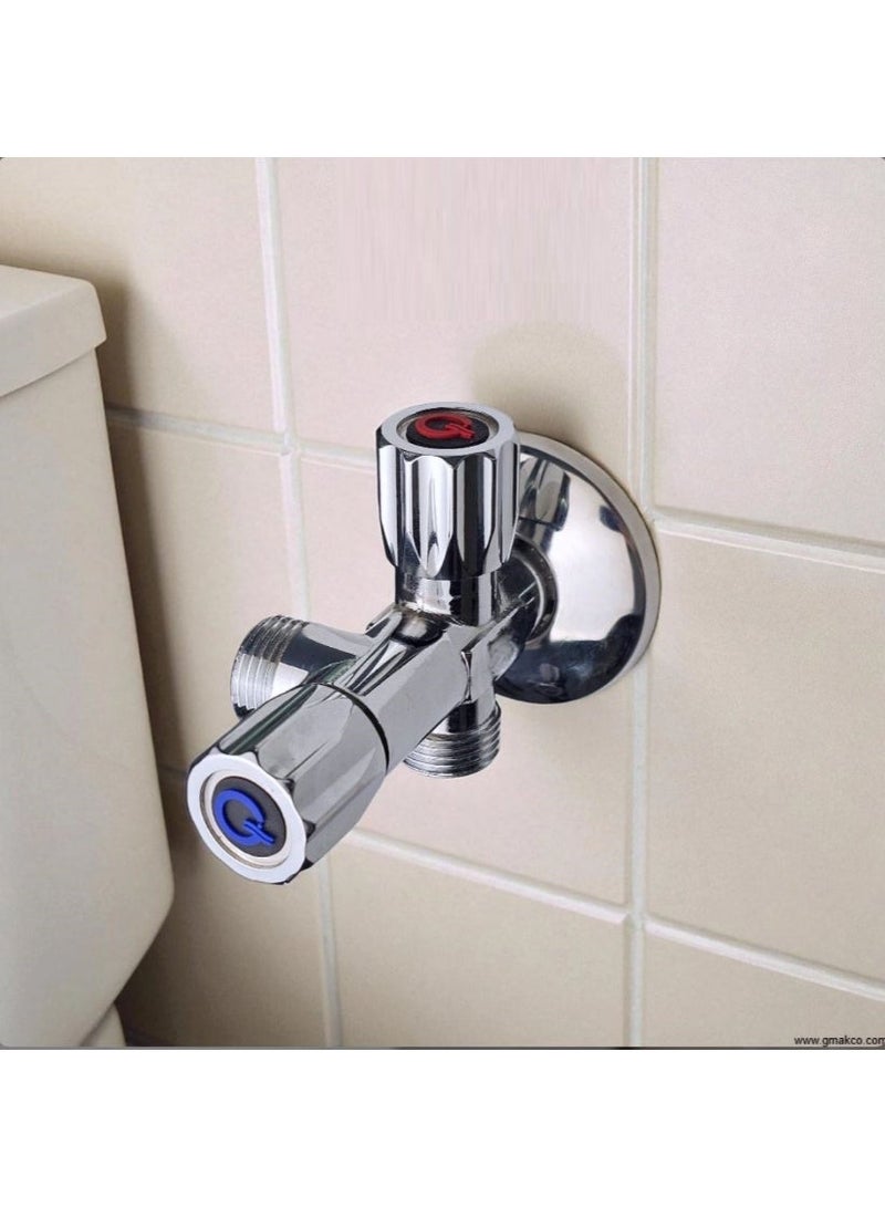 Shams Double angle valve 2 outlet - Image 1