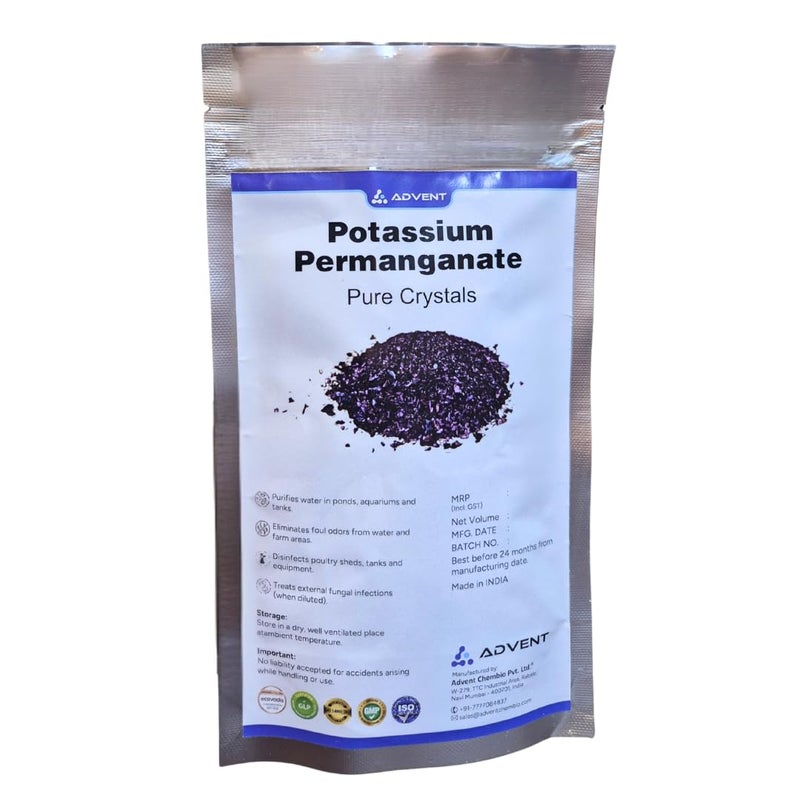 Advent Chembio Pvt. Ltd. برمنغنات البوتاسيوم (250 جرام) - Image 1