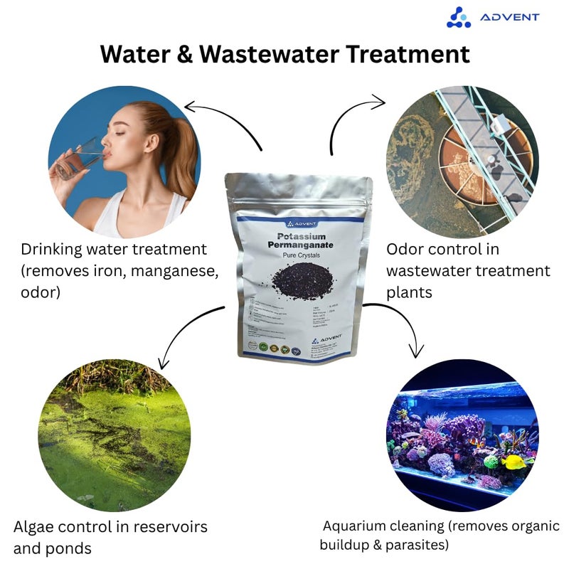 Advent Chembio Pvt. Ltd. برمنغنات البوتاسيوم (250 جرام) - Image 3