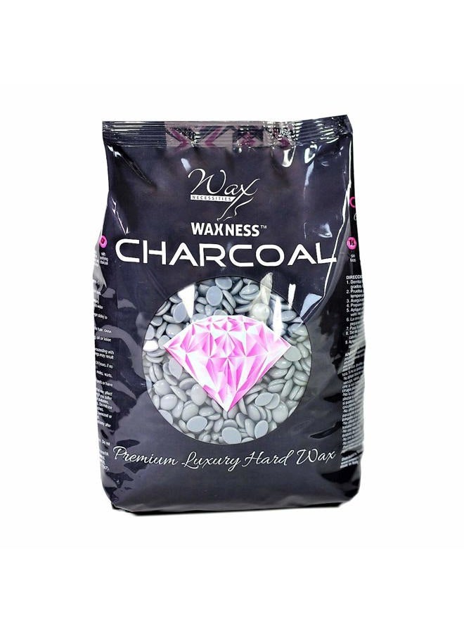 wax necessities واكسنس واكس نيسيسيتس بريميوم لوكشري بوليمر بليند هارد واكس فحم 1.1 باوند - Image 1