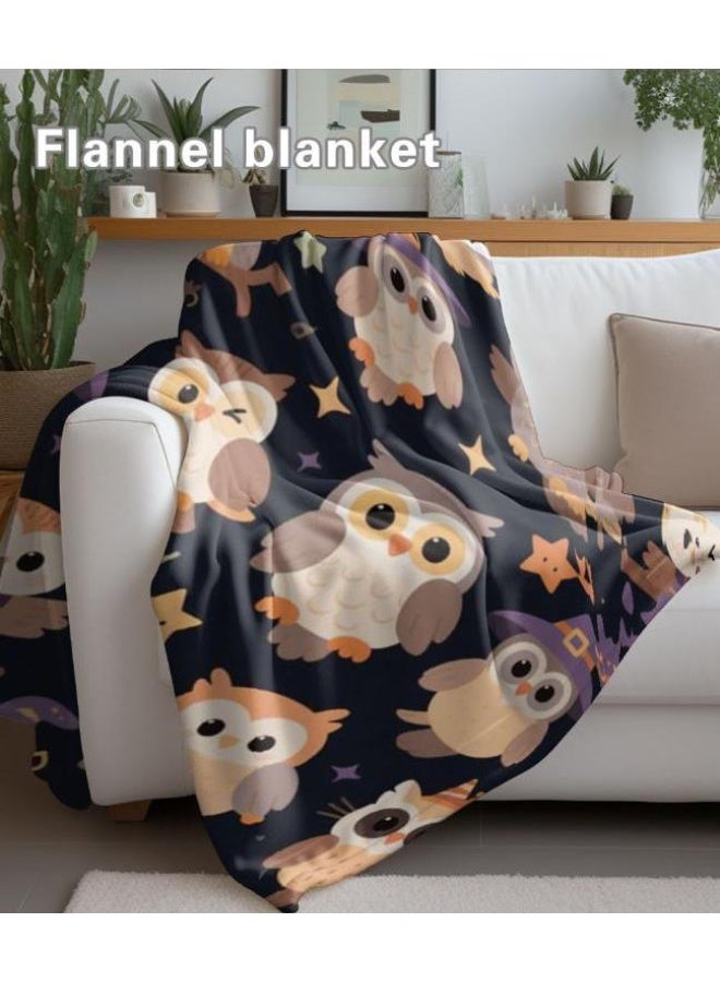 عام بطانية رقيقة من الفانيلا الكرتونية للأطفال والرضع (دافئة ومريحة، ومناسبة للنوم والألعاب) 70 سم * 100 سم - Image 1