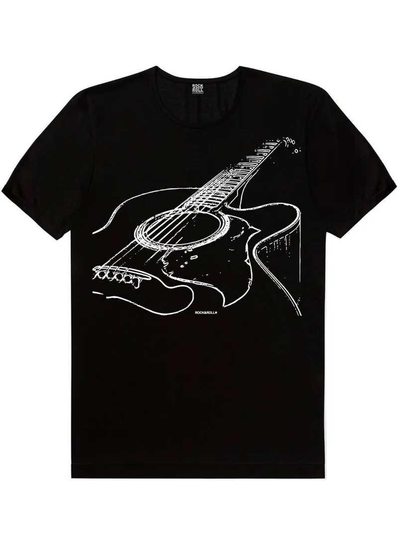 Rock&Roll Fender Guitar, My Guitar Strings Men's T-Shirt 2-Piece Eco Pack