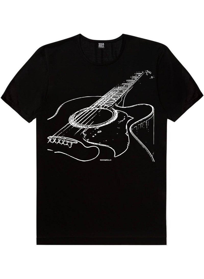 Rock&Roll - Fender Guitar, My Guitar Strings Men's T-Shirt 2-Piece Eco Pack - Image 1