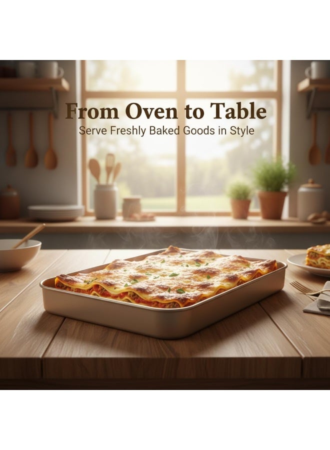 Y&D Baking Sheets Pan Nonstick ,  Toaster Oven Tray, Heavy Duty & Easy Clean - Image 3