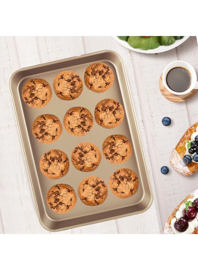 Y&D Baking Sheets Pan Nonstick ,  Toaster Oven Tray, Heavy Duty & Easy Clean - Image 1