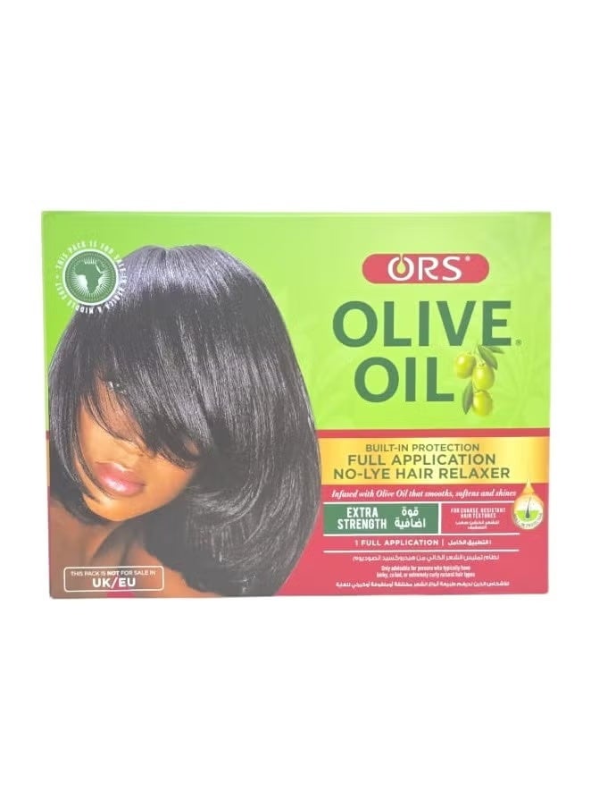 ORS Olive Oil Builtin Protection Full Application Nolye Hair Relaxer Extra Strength Kit - Image 1