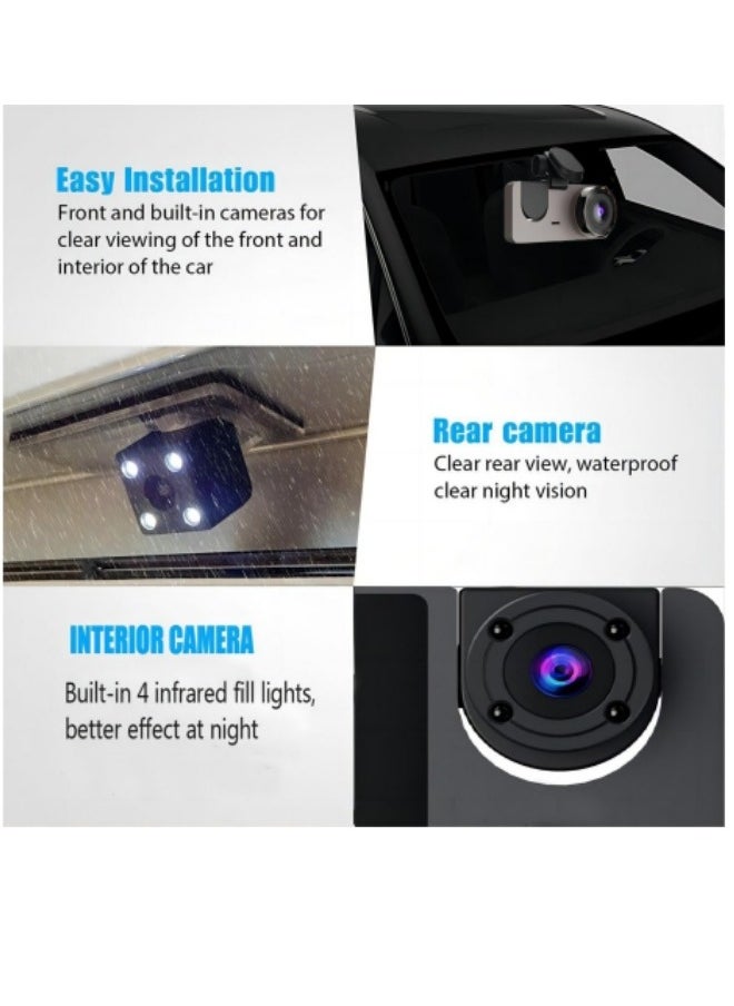 FPC - Y15 Car accessories Dash Cam Front and Inside 1080P Dual Dash Camer with Infrared night vision - Image 1