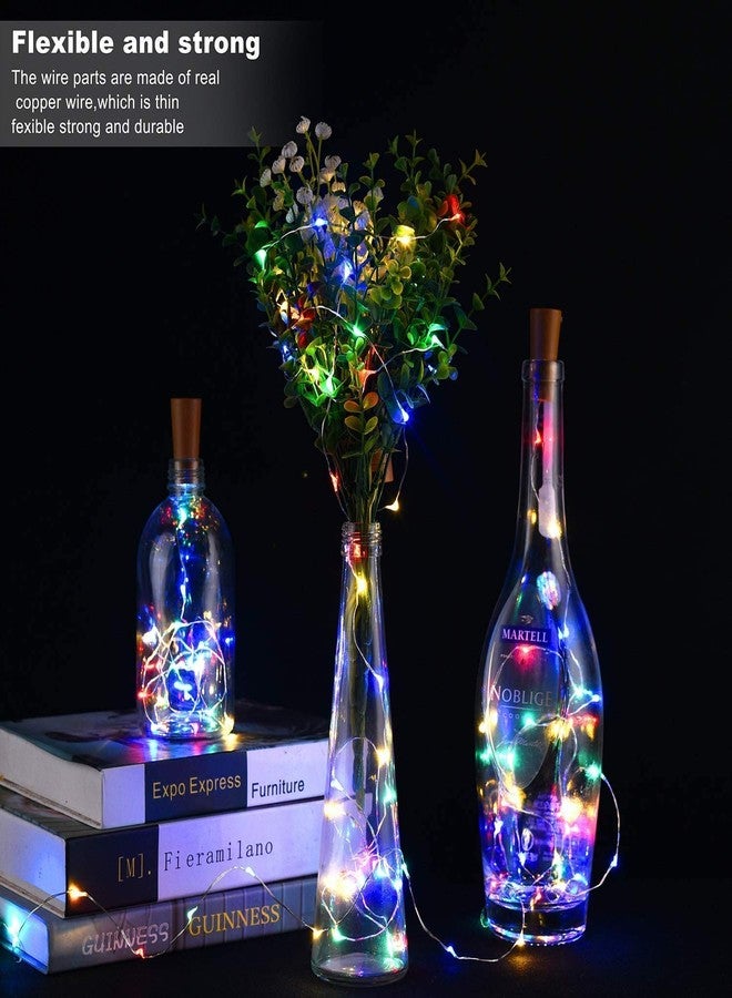 Lexton Multicolor Cork Light | 20 Led | Multicolor | Pack of 1 | for Indoor & Outdoor Decorations - Image 4