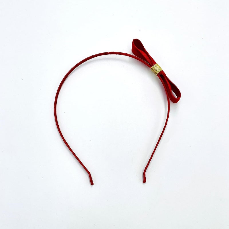 GLITTERS® Trendy and Stylish Tricolour Bow Headband for Kids and Girls (Set of 3) - Image 5