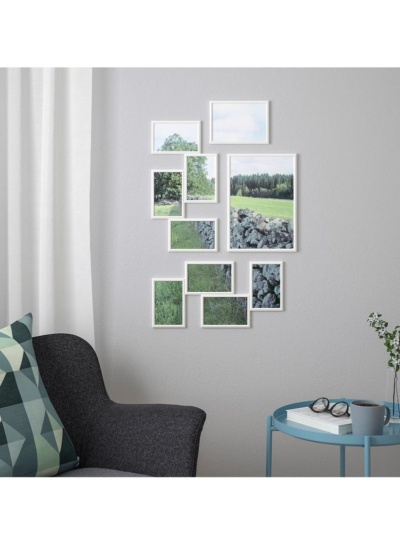 Selecto Hub Wall Photo Frame, Wall Hanging Picture Frame, Collage Frame for 4 Photos, Plastic/paperboard White, 21 x 41 cm - Image 3