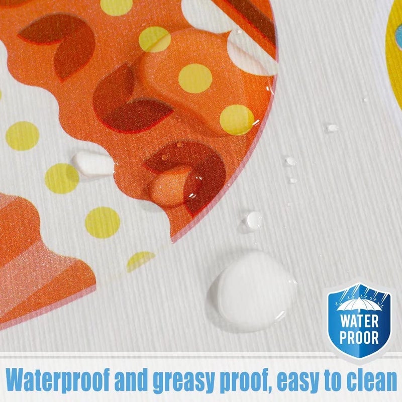 Fitable Easter Rectangle Table Cloth - 60x84 Inch Waterproof Colorful Egg Pattern Tablecloth Vinyl Wipe Clean Table Cover for Dining Table, Easter Dinner, Kitchen, Holiday Party - Image 3