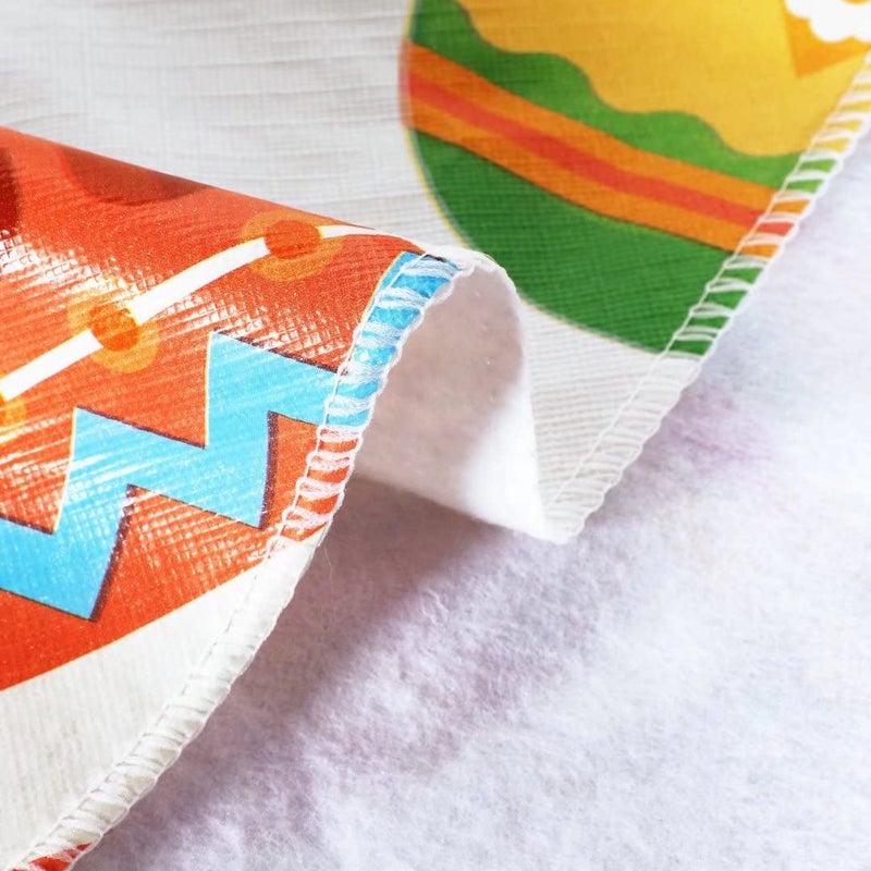 Fitable Easter Rectangle Table Cloth - 60x84 Inch Waterproof Colorful Egg Pattern Tablecloth Vinyl Wipe Clean Table Cover for Dining Table, Easter Dinner, Kitchen, Holiday Party - Image 4