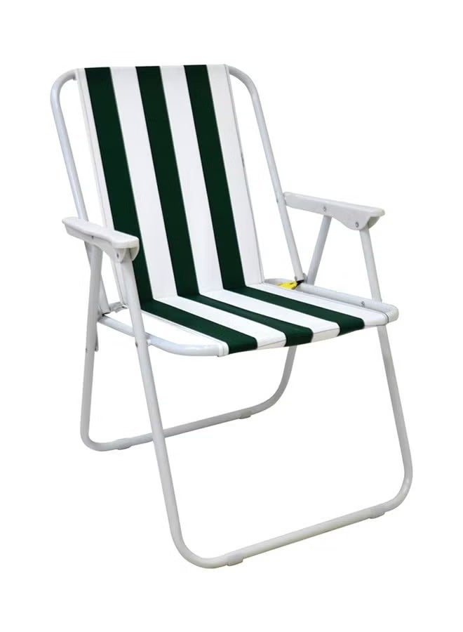 PICNIC TIME Portable Folding Beach Chair 68x50CM Lightweight Outdoor Camping Chair with Back Support | Compact Travel Picnic Chair for Beach, Fishing, Garden & Outdoor Use - Image 1