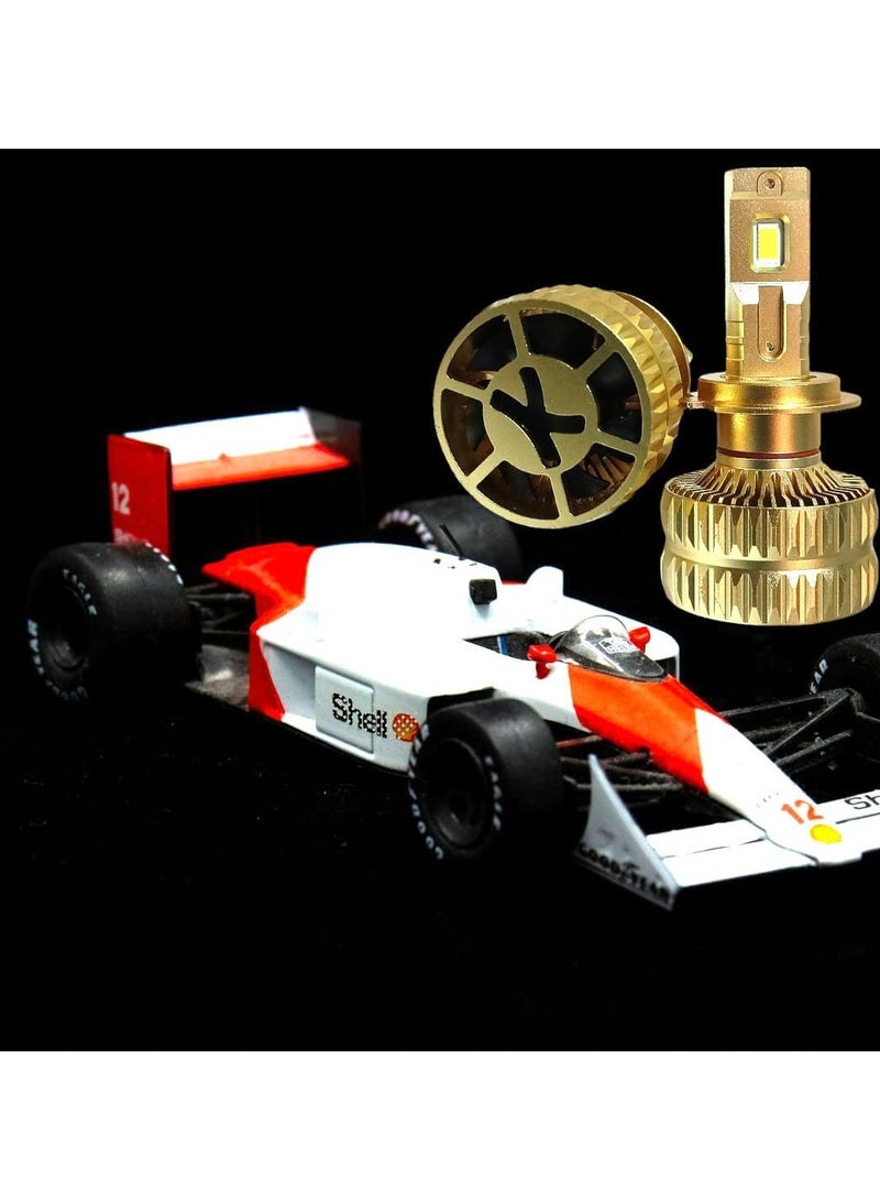 High-Performance LED Car Headlight Bulb, 130W 120000LM, 5200-6000K, Copper Heatsink with Cooling Fan, 12-24V (H8) – Ultra Bright, Energy Efficient, Long Lifespan - Image 4