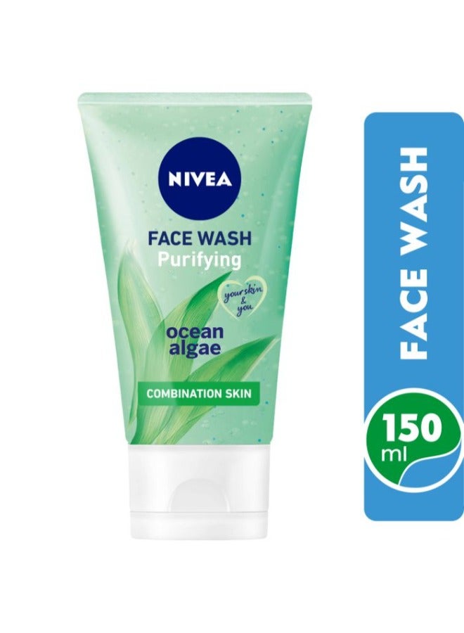 نيفيا غسول للوجة يمنع اللمعان للبشرة المختلطة والدهنية، 150 مل - Image 2